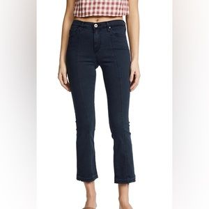 AG Jodi Crop Sateen Jeans in Sulpher Dark Cove